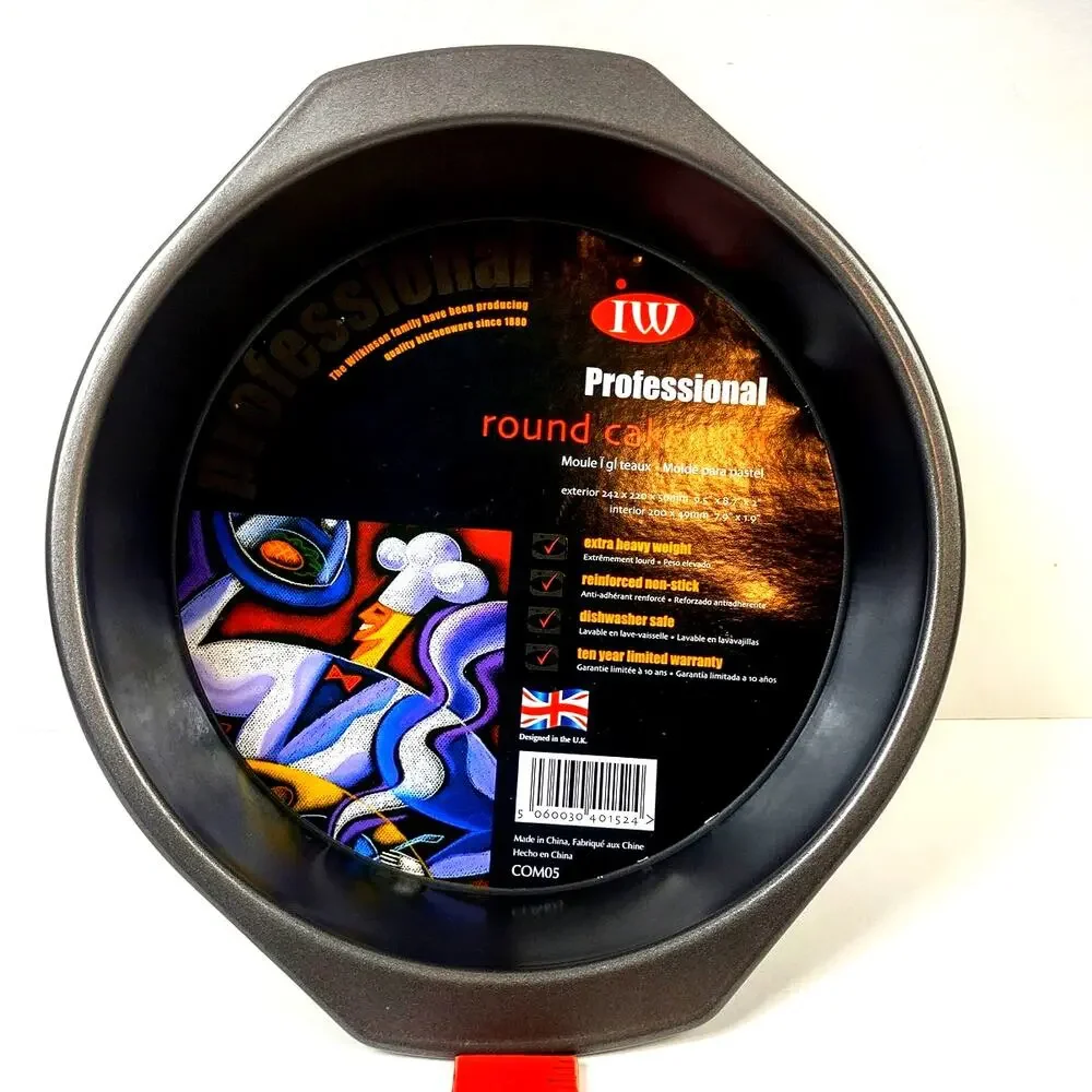 Professional Non-Stick 9.5” Round Cake Pan Heavy Duty NEW Wilkinson Family